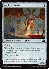 Archive Arbiter [Foil] #167