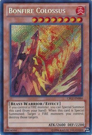 Bonfire Colossus CBLZ-EN084 YuGiOh Cosmo Blazer