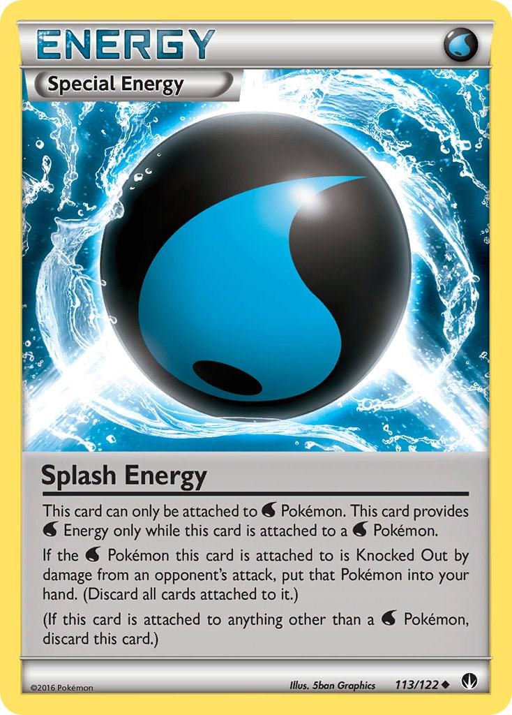 Splash Energy #113 Pokemon BREAKpoint