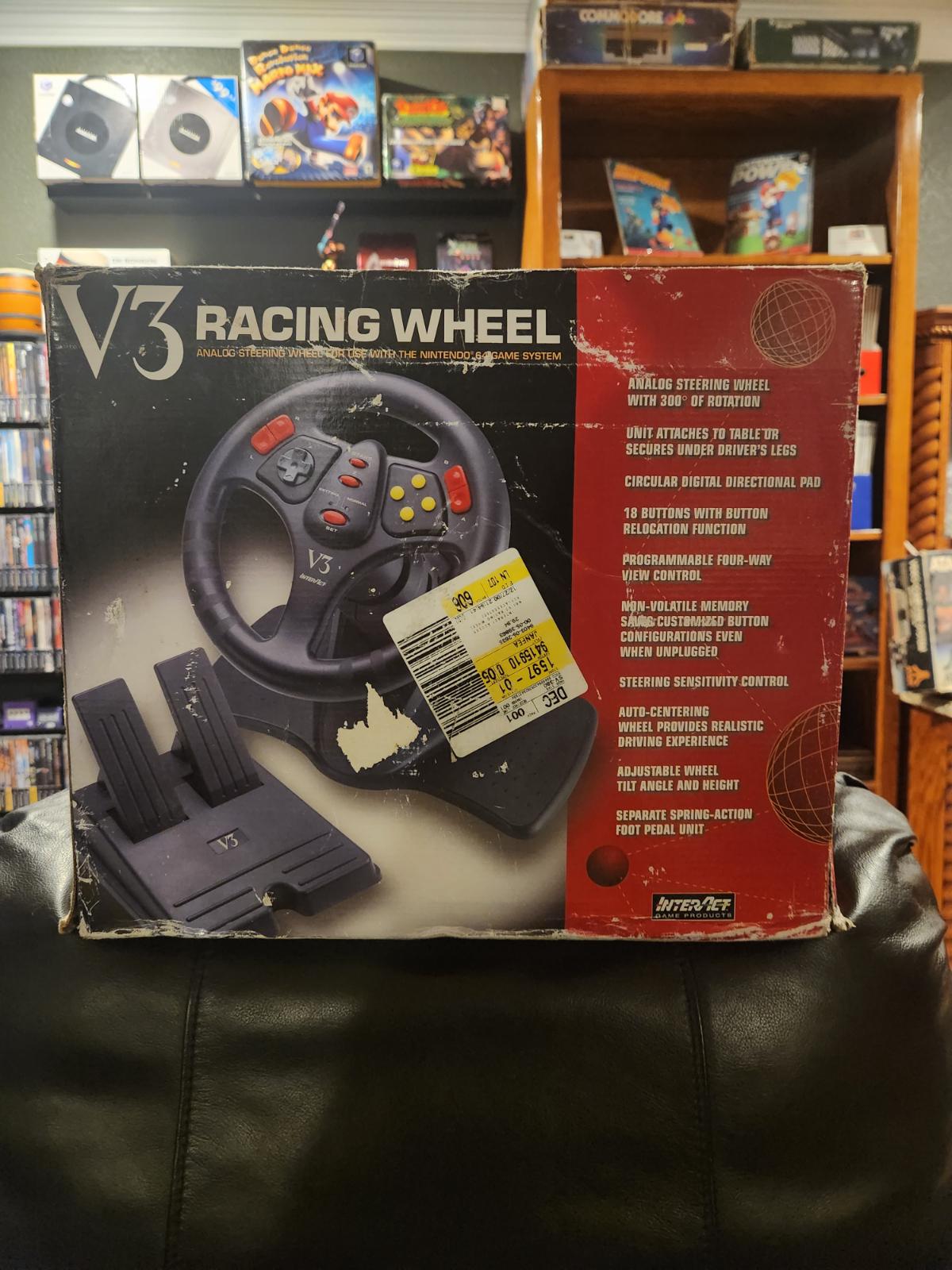 InterAct V3 Racing Wheel Nintendo 64