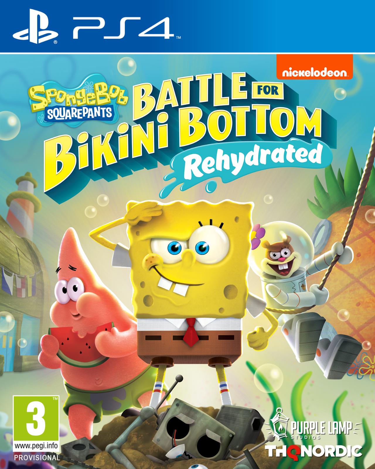 SpongeBob SquarePants Battle For Bikini Bottom Rehydrated PAL Playstation 4