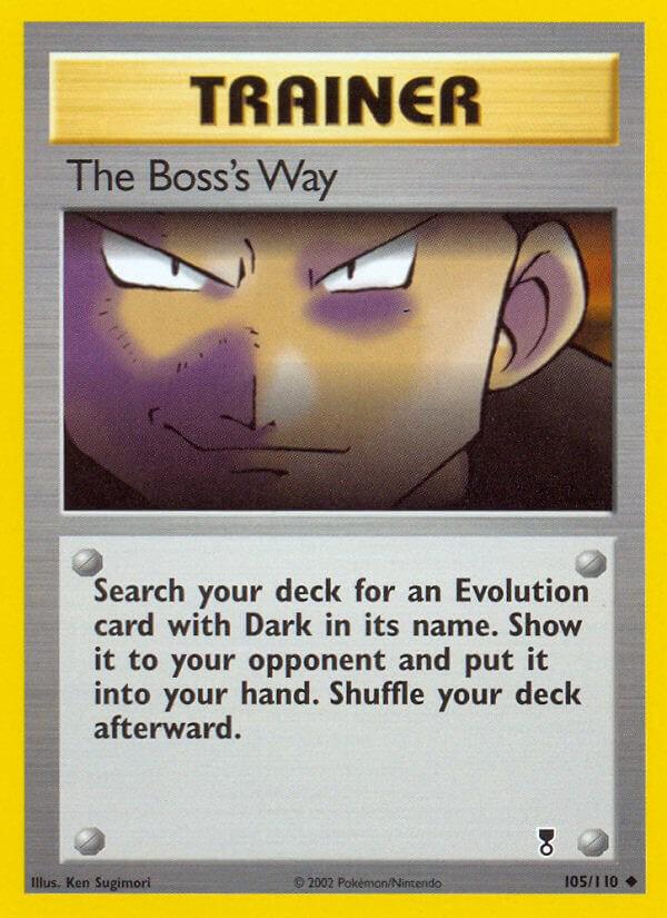 The Boss's Way #105 Pokemon Legendary Collection