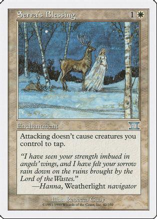Serra's Blessing Magic 6th Edition