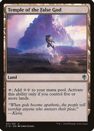 Temple of the False God Magic Commander 2016