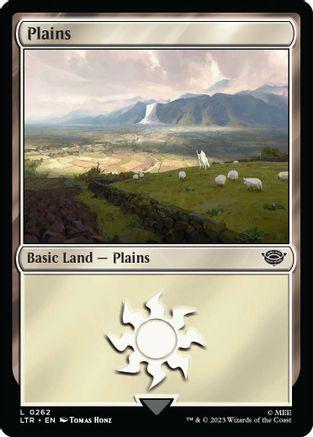 Plains #262 Magic Lord of the Rings