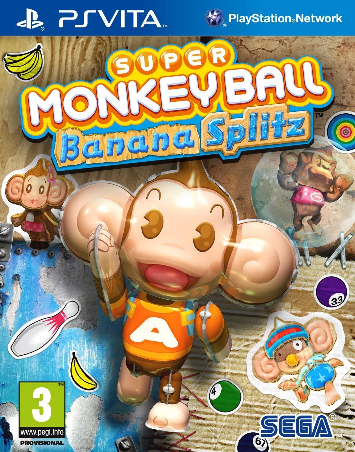 Super Monkey Ball: Banana Splitz PAL Playstation Vita