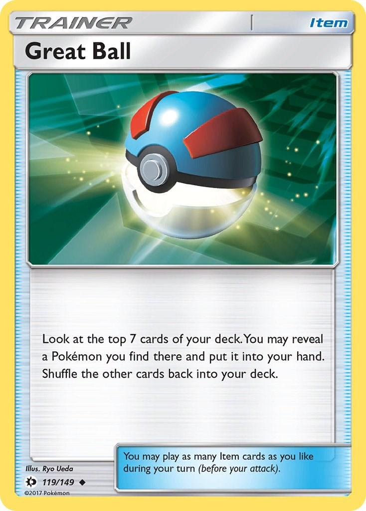 Great Ball #119 Pokemon Sun & Moon