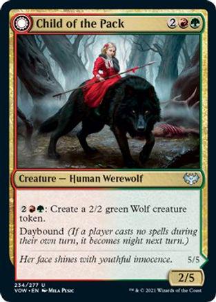 Child of the Pack #234 Magic Innistrad: Crimson Vow