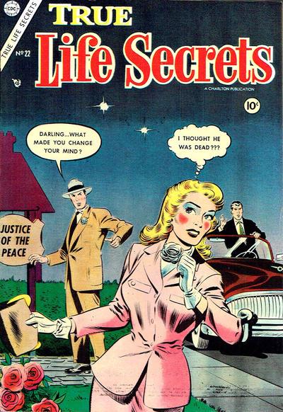 True Life Secrets #22 (1954) Comic Books True Life Secrets