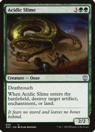 Acidic Slime #59 Magic Zendikar Rising Commander