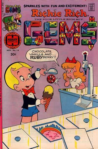 Richie Rich Gems #14 (1976) Comic Books Richie Rich Gems