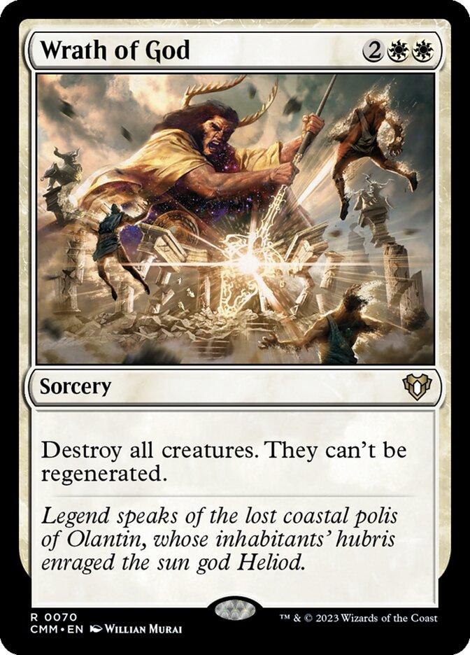 Wrath of God #70 Magic Commander Masters