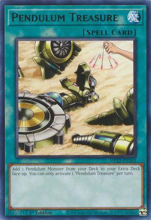 Pendulum Treasure MP22-EN165 YuGiOh 2022 Tin of the Pharaoh's Gods Mega Pack