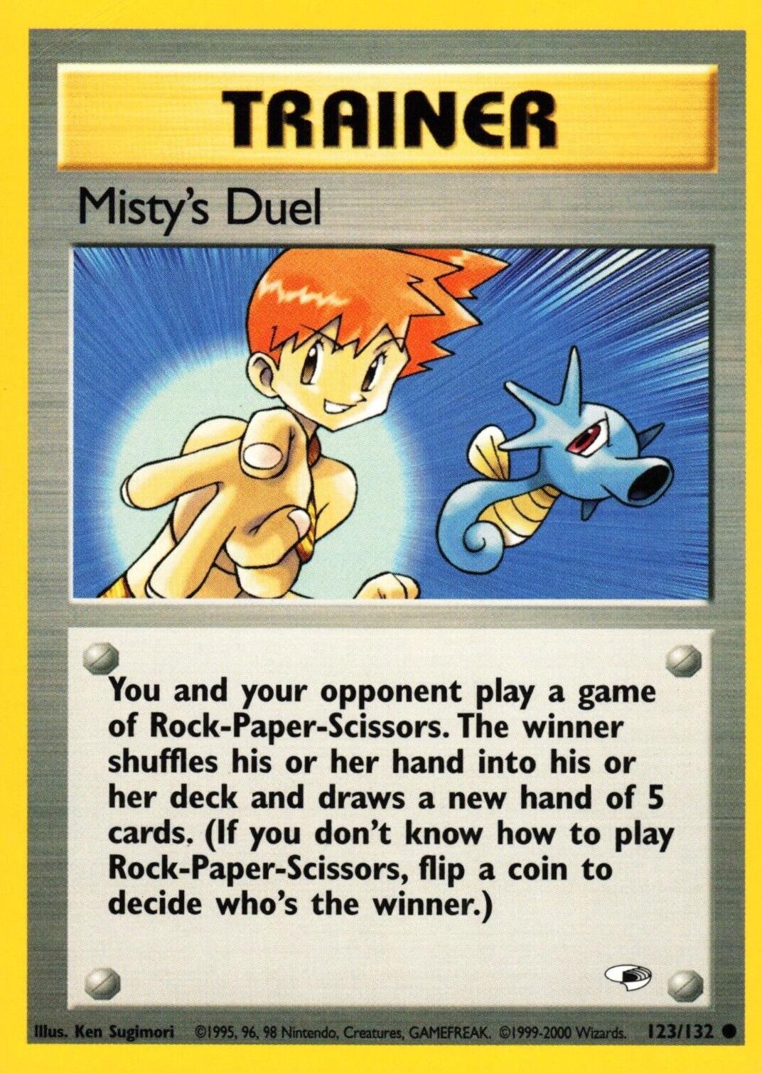 Misty's Duel #123 Pokemon Gym Heroes