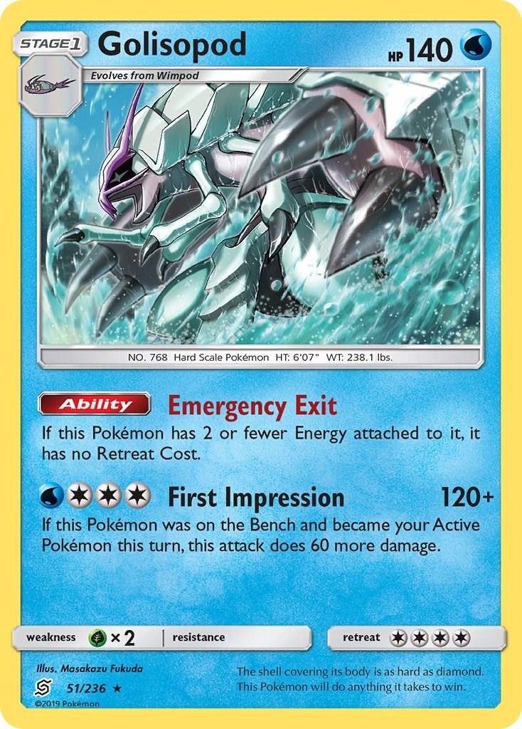 Golisopod #51 Pokemon Unified Minds
