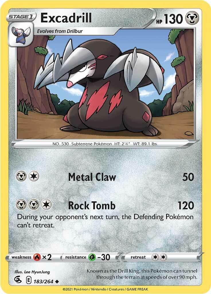 Excadrill #183 Pokemon Fusion Strike