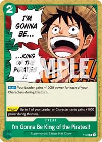 I'm Gonna Be King of the Pirates!! P-024 One Piece Promo
