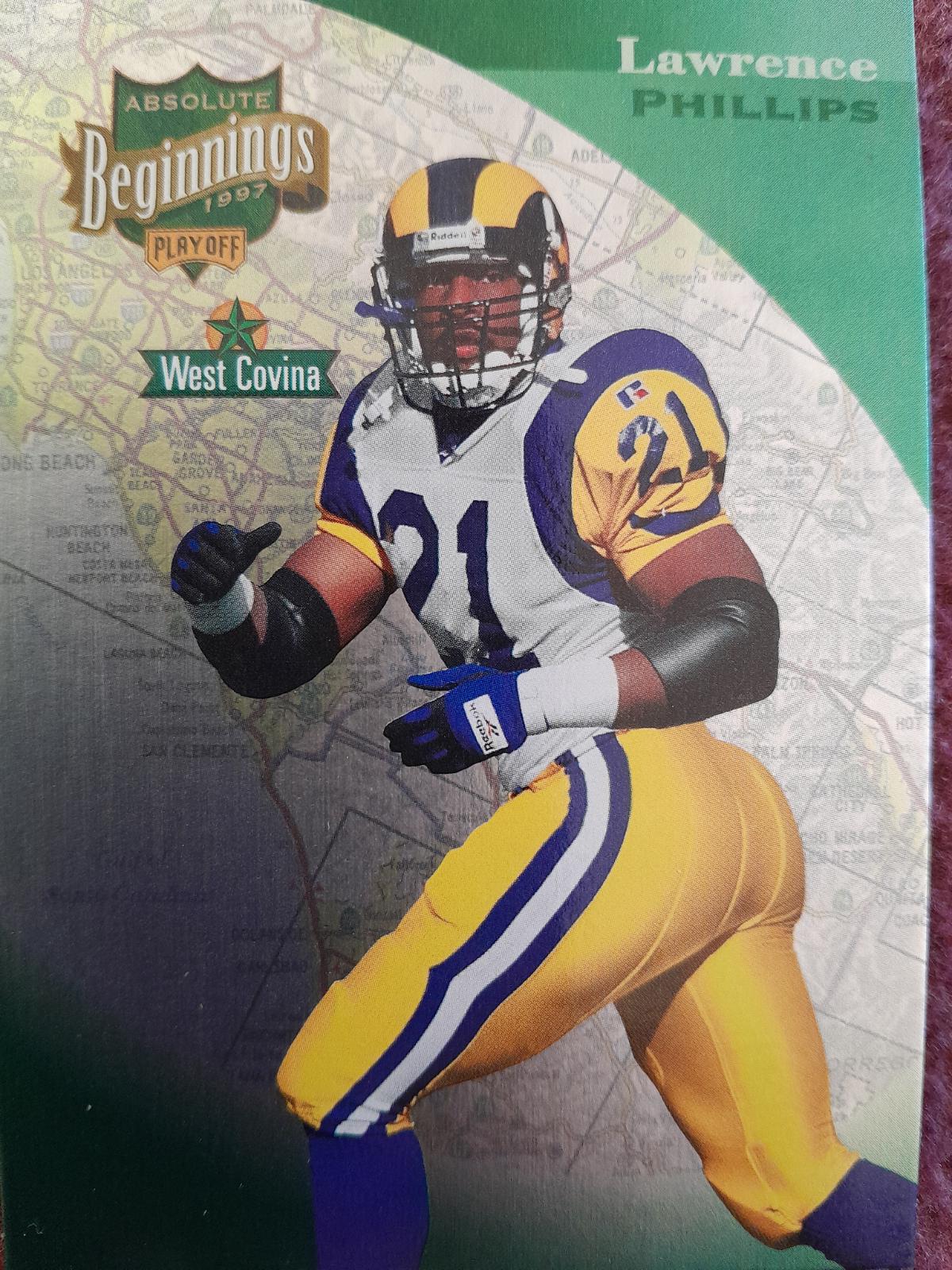 Lawrence Phillips #16 1997 Playoff Absolute Football