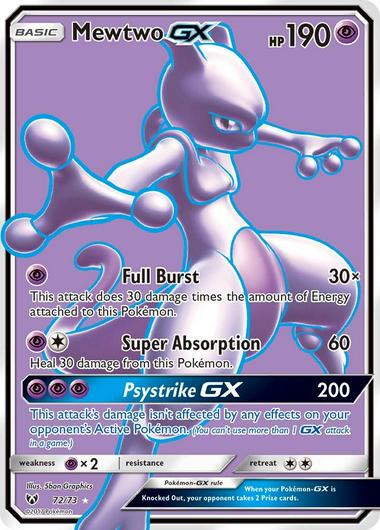 Mewtwo GX #72 Cover Art