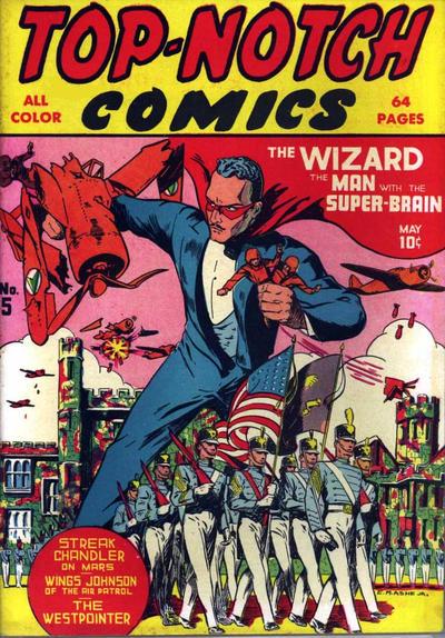 Top Notch Comics #5 (1940) Comic Books Top Notch Comics