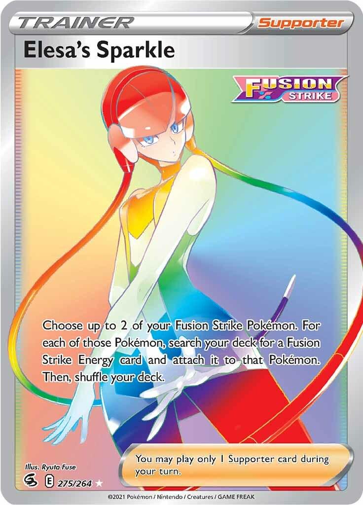 Elesa's Sparkle #275 Pokemon Fusion Strike