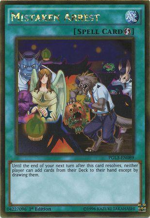 Mistaken Arrest PGL3-EN089 YuGiOh Premium Gold: Infinite Gold