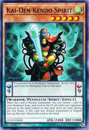 Kai-Den Kendo Spirit FLOD-EN000 YuGiOh Flames of Destruction