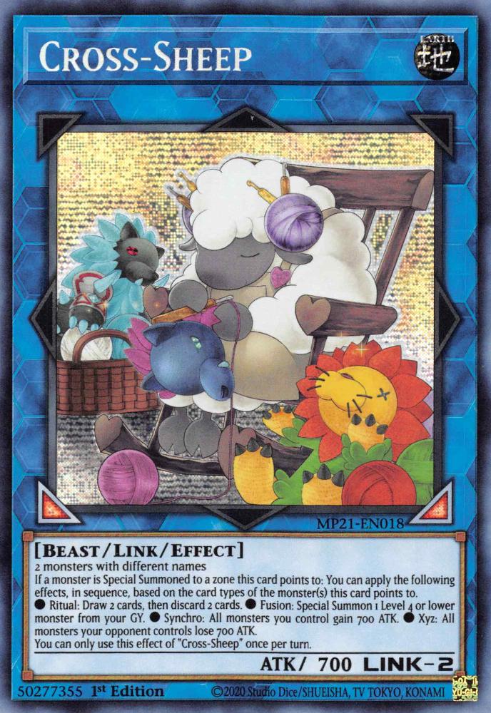Cross-Sheep MP21-EN018 YuGiOh 2021 Tin of Ancient Battles Mega Pack