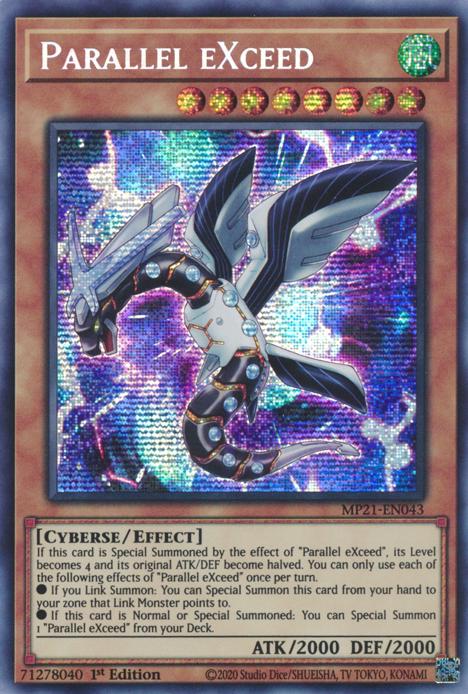 Parallel eXceed MP21-EN043 YuGiOh 2021 Tin of Ancient Battles Mega Pack
