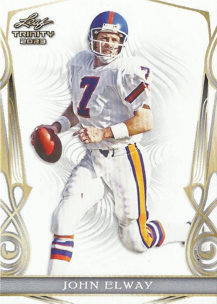 John Elway #36 2023 Leaf Trinity Mega Box Football
