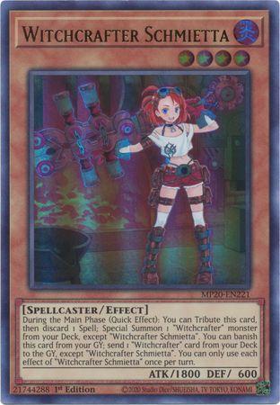 Witchcrafter Schmietta MP20-EN221 YuGiOh 2020 Tin of Lost Memories Mega Pack