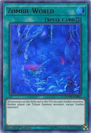 Zombie World DUOV-EN091 YuGiOh Duel Overload