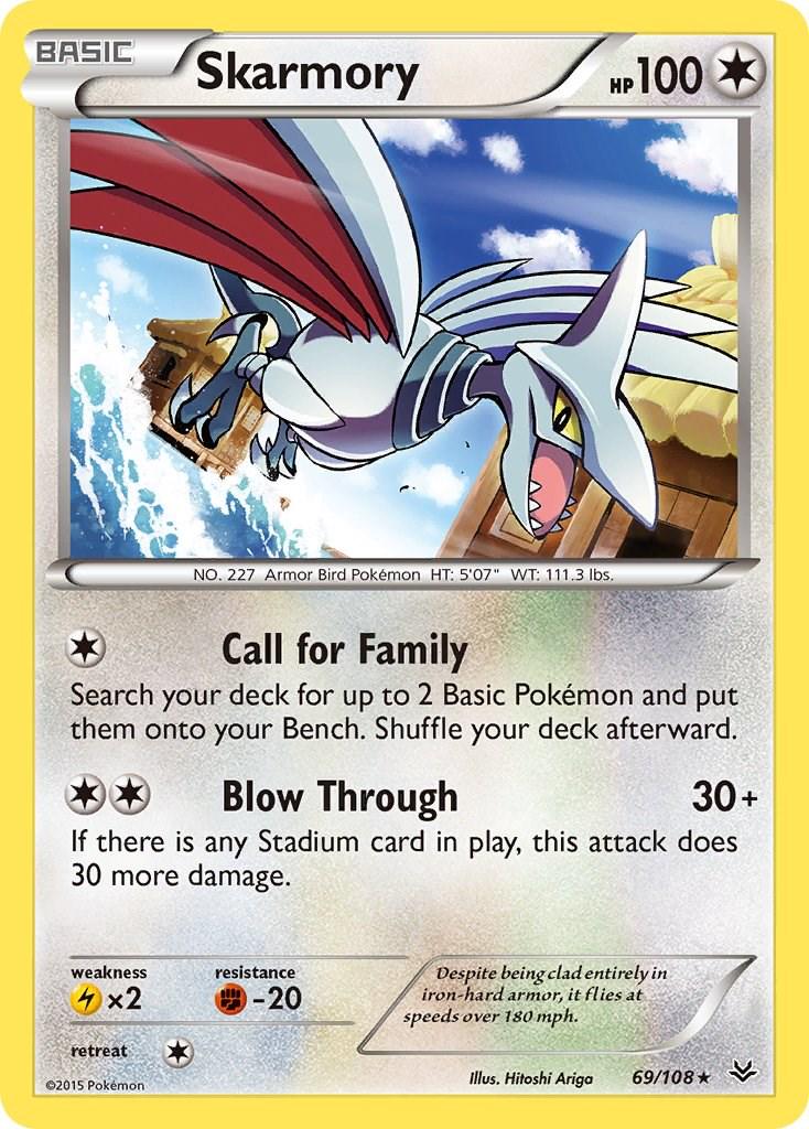 Skarmory #69 Pokemon Roaring Skies