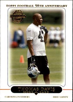 Thomas Davis #396 Football Cards 2005 Topps