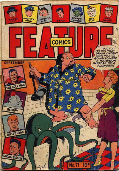 Feature Comics #71 (1943) Comic Books Feature Comics