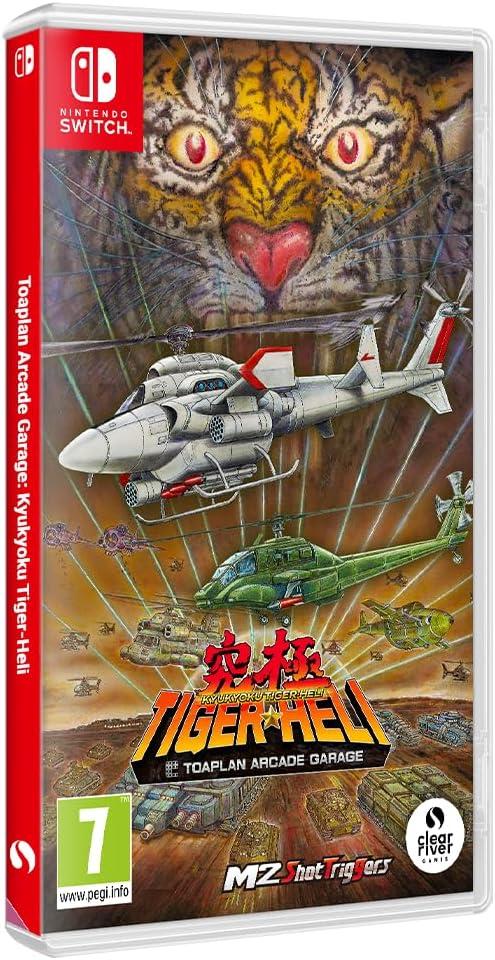 Carátula de Toaplan Arcade Garage: Kyukyoku Tiger-Heli para Switch (edición PAL España)