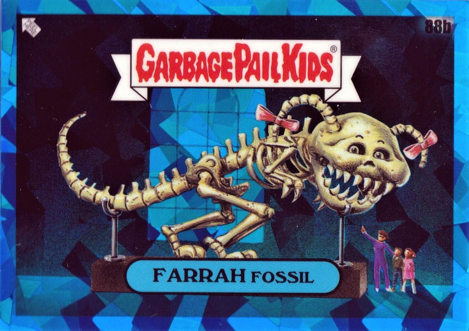 FARRAH Fossil #88b Garbage Pail Kids 2021 Sapphire