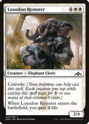 Loxodon Restorer #020 Magic Guilds of Ravnica