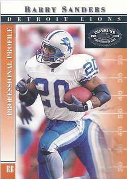 Barry Sanders #29 2000 Panini Donruss Preferred Football