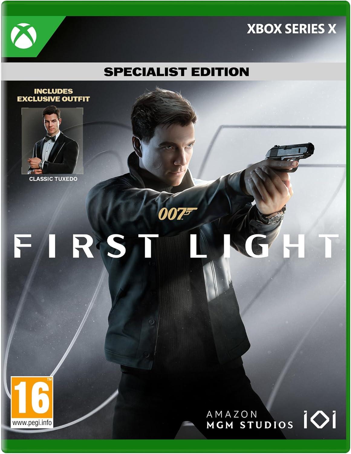 Carátula de 007 First Light Specialist Edition para Xbox Series X (edición PAL España)