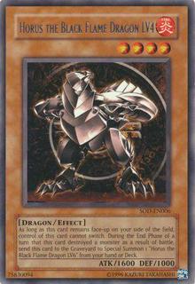 Horus the Black Flame Dragon LV4 SOD-EN006