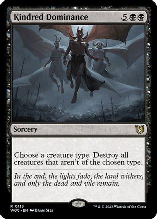 Kindred Dominance #113 Magic Wilds of Eldraine Commander