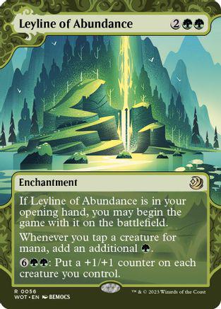Leyline of Abundance #56 Magic Wilds of Eldraine Enchanting Tales