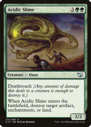Acidic Slime #173 Magic Commander 2015