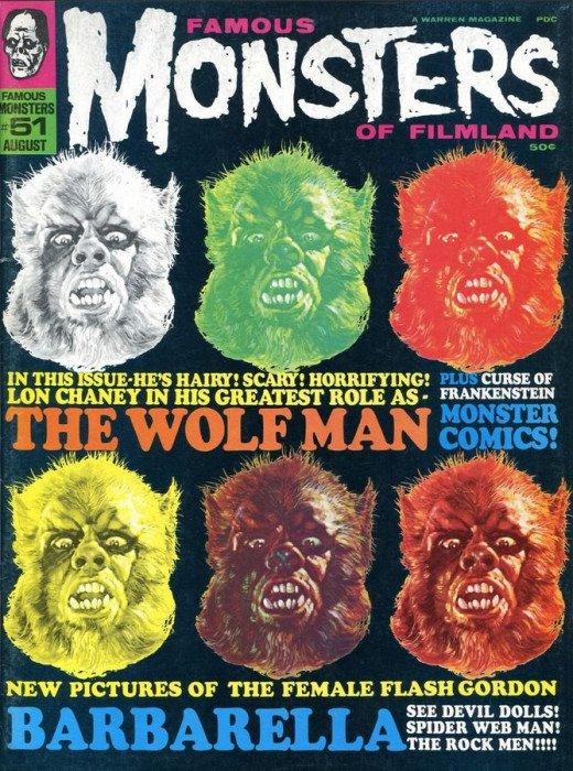 Famous Monsters of Filmland #51 (1968) Comic Books Famous Monsters of Filmland