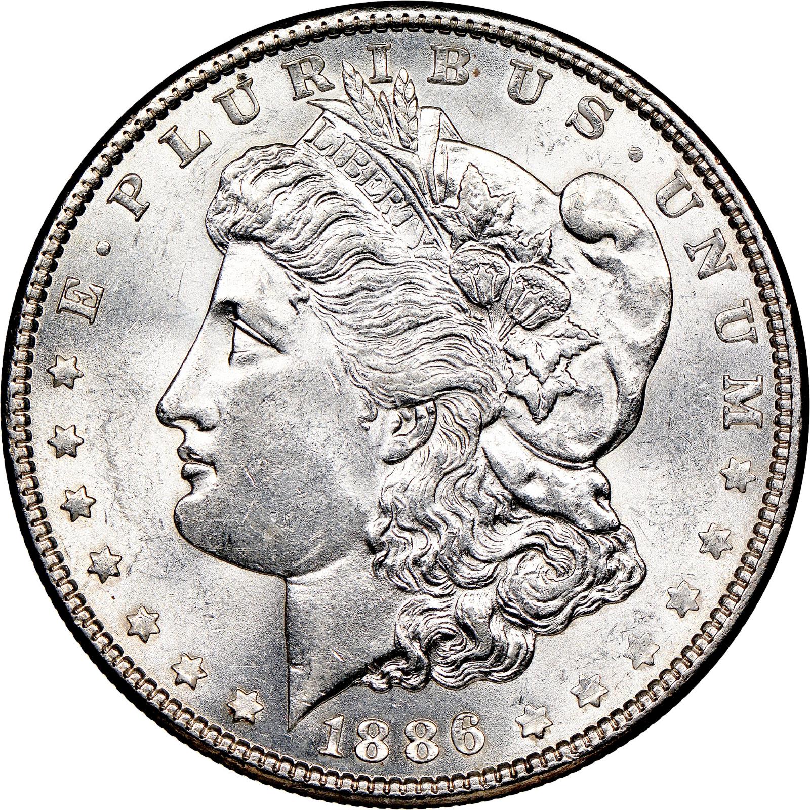 1886 O Coins Morgan Dollar