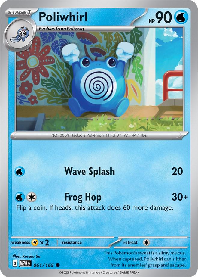 Poliwhirl #61 Pokemon Scarlet & Violet 151