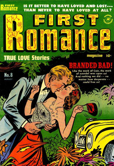 First Romance Magazine #8 (1951) Comic Books First Romance Magazine