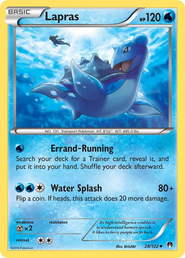 Lapras #28 Pokemon BREAKpoint