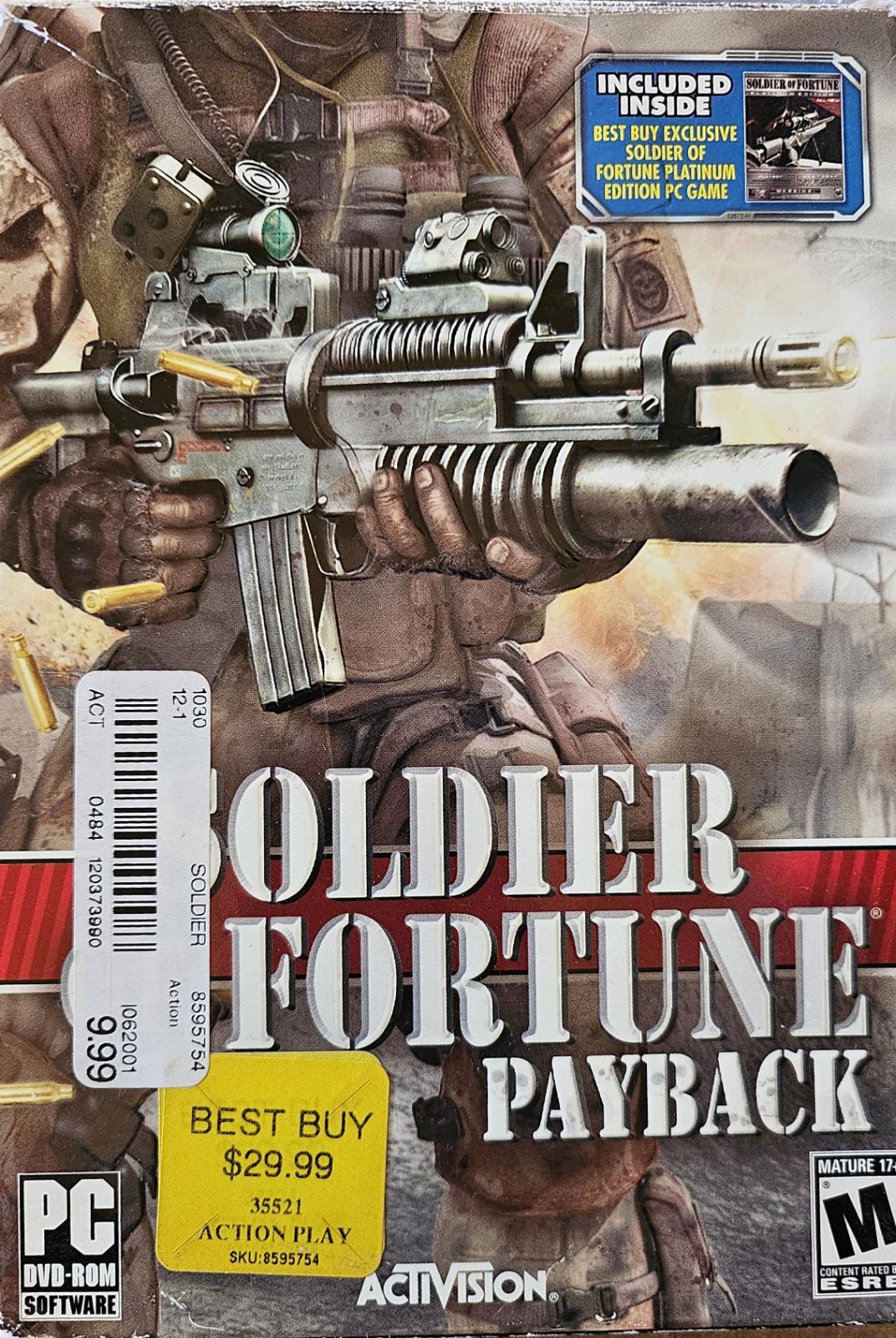 Soldiers Of Fortune Payback PC Games